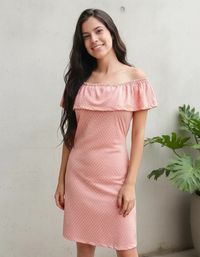 Foto do produto Vestido Estampado Com Babado - Up Zup