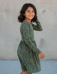 Foto do produto Vestido Infantil Manga Longa Rodado