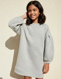 Foto do produto Vestido Infantil Menina Manga Longa Em Moletom Mini Me