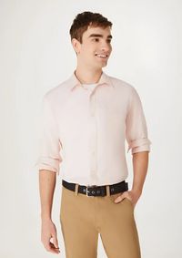 Foto do produto Camisa Básica Masculina Mangas Longas Em Tecido