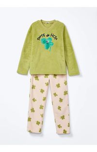 Foto do produto Pijama Longo Infantil Menina Em Fleece