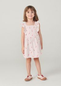 Foto do produto Vestido Infantil Em Tecido De Algodão