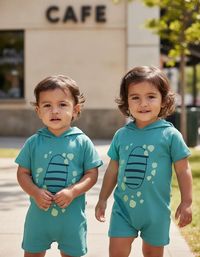 Foto do produto Macacão Bebê Unissex Manga Curta