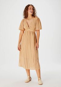 Foto do produto Vestido Midi Evasê Em Laise