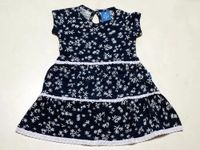 Foto do produto Vestido Bebê (2236) Azul-escuro 6-9 M