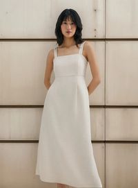 Foto do produto Vestido Midi Evasê Texturizado