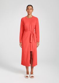 Foto do produto Vestido Em Moletom Midi Manga Longa