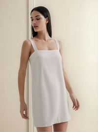 Foto do produto Vestido Curto Em Viscose Creponada