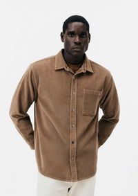 Foto do produto Jaqueta Masculina Overshirt Em Veludo Cotelê