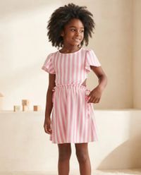 Foto do produto Vestido Infantil Em Ribana Com Elastano
