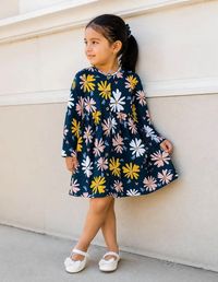 Foto do produto Vestido Curto Infantil Com Botões Toddler