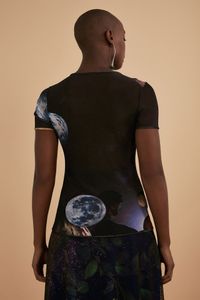 Blusa Tule Segunda Pele Galaxia