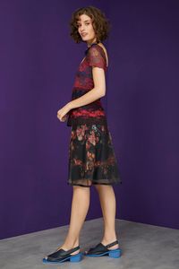 Blusa Tiras De Renda Decote Quadrado