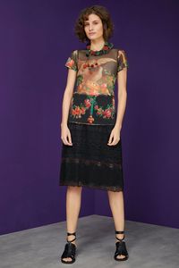Blusa Tule Segunda Pele Pássaro no ninho