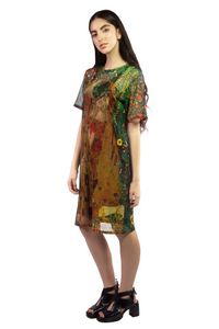 Vestido Camisão Tule Beijo Klimt