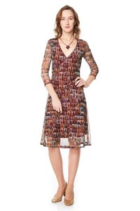 Vestido Tule Santinhos Transpasse Com Vivo