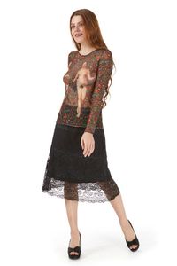 Blusa Tule Adão E Eva