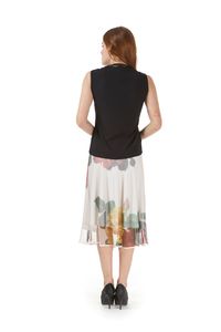 Blusa Malha Canelada C/ Aplic Ombro