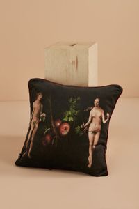 Capa de almofada Adão e Eva