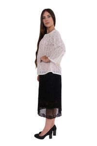 Bata Renda Decote Canoa