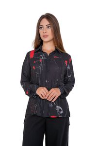 Camisa Poliéster Mulheres Egon schiele PB