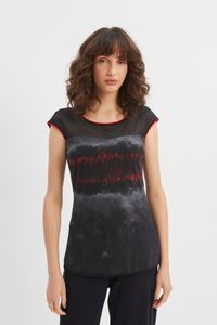 Blusa mix tule Texturas Listras