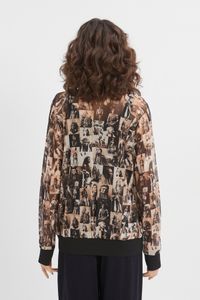 Jaqueta Bomber Tule Estampas