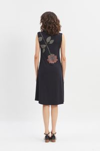Vestido rosas costas