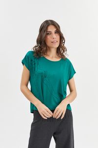 Blusa silk mulher egonchile verde