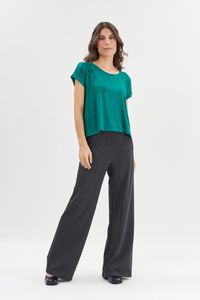 Blusa silk mulher egonchile verde