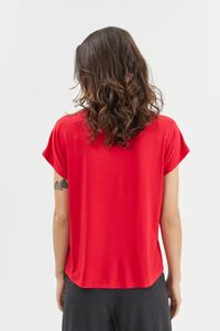 Blusa silk mulher egonchile vermelha