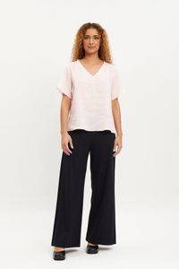 Blusa linho rosa