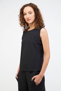 Blusa Moletim Recorte Cava