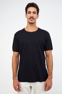 Blusa malha Fita Costas preto