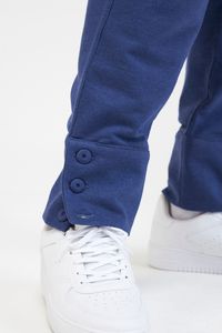 Calca azul Dupla Face Moletim Com Bolso