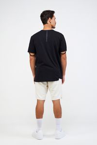 Blusa malha Fita Costas preto