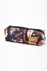 Porta-lápis Estampado Renascentista com Zíper
