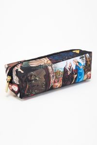 Porta-lápis Estampado Renascentista com Zíper