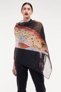 Xale Peixe Gigante Preto