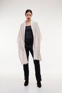 Xale Tricot Creme