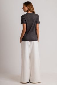 Blusa de Malha Cinza