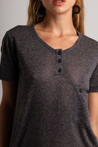 Blusa de Malha Cinza