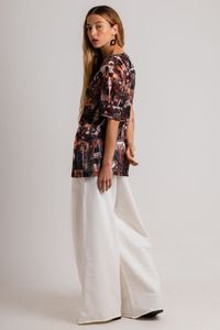 Blusa de Tule Quadro Renascentista