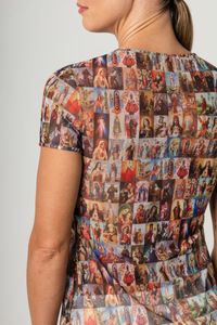Blusa de Tule segunda pele Santinhos
