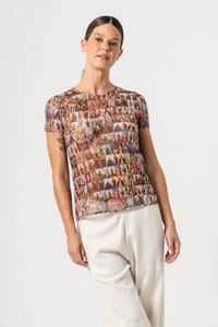 Blusa de Tule segunda pele Santinhos
