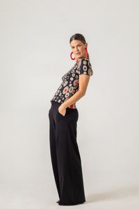 Blusa Malha Baby Look Klimt Moma Poa Bladk