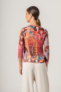 Blusa de Tule segunda pele Klimt Beethoven