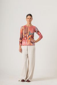 Blusa de Tule segunda pele Klimt Beethoven