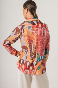 Camisa estampada Klimt Beethoven