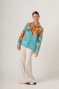 Camisa estampada Van Gogh Sunflowers